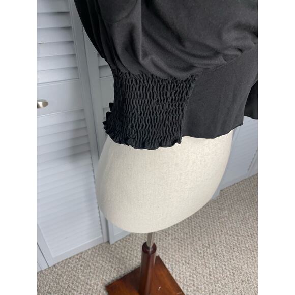 Shein reflective allover print flare leg pants & flutter sleeve crop top medium - Picture 12 of 12